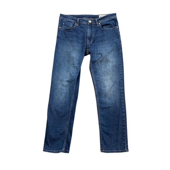 Buffalo David Bitton Jeans Mens 32 Blue Jackson Straight Stretch Mid Rise Denim - Picture 1 of 9